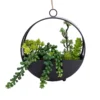 23cm Succulent Artificial Plant In Black Metal Pot -Outdoor Garden Shop 23cm succulent artificial plant in black metal pot5010795682485 01c bq