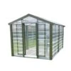 Adman Steel Sheds Multigrow 8x14.7 Greenhouse With Adjustable Vent -Outdoor Garden Shop adman steel sheds multigrow 8x14 7 greenhouse with adjustable vent5391538910370 01c bq