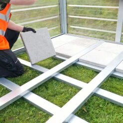 Adman Steel Sheds Multigrow 9.4x14.7 Greenhouse With Adjustable Vent -Outdoor Garden Shop adman steel sheds multigrow 9 4x14 7 greenhouse with adjustable vent5391538910400 39c bq