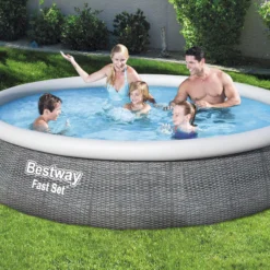 Bestway Fast Set Polyvinyl Chloride (PVC) Family Fun Pool (W) 3.96m X (L) 3.96m 8 Bestway Fast Set Polyvinyl Chloride (PVC) Family Fun Pool (W) 3.96m X (L) 3.96m -Outdoor Garden Shop bestway fast set polyvinyl chloride pvc family fun pool w 3 96m x l 3 96m6942138968316 02i bq