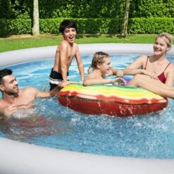 Bestway Fast Set Polyvinyl Chloride (PVC) Family Fun Pool (W) 3.96m X (L) 3.96m 9 Bestway Fast Set Polyvinyl Chloride (PVC) Family Fun Pool (W) 3.96m X (L) 3.96m -Outdoor Garden Shop bestway fast set polyvinyl chloride pvc family fun pool w 3 96m x l 3 96m6942138968316 03i bq