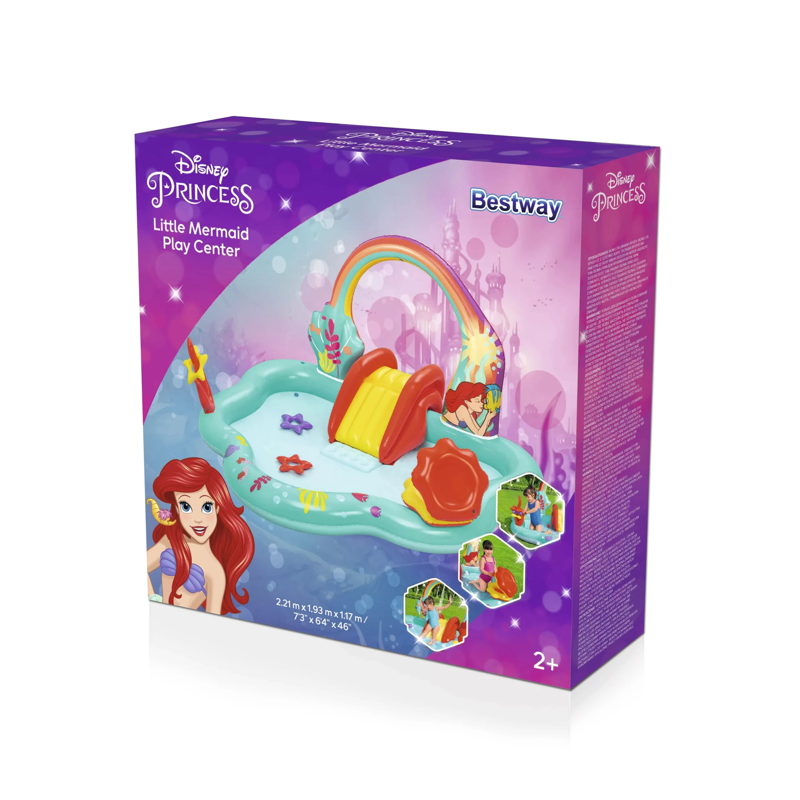 Bestway Multicolour Small Disney Princess - Little Mermaid Play Centre 4 Bestway Multicolour Small Disney Princess - Little Mermaid Play Centre - Image 2