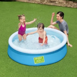Bestway My First Fast Set Polyester (PES) & PVC Family Swimming Pool (W) 0.6m X (L) 0.6m 7 Bestway My First Fast Set Polyester (PES) & PVC Family Swimming Pool (W) 0.6m X (L) 0.6m -Outdoor Garden Shop bestway my first fast set polyester pes pvc family swimming pool w 0 6m x l 0 6m6942138974980 02i bq