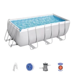 Bestway Power Steel Metal & Plastic Pool (W) 2.01m X (L) 4.12m -Outdoor Garden Shop bestway power steel metal plastic pool w 2 01m x l 4 12m6942138986457 36c bq