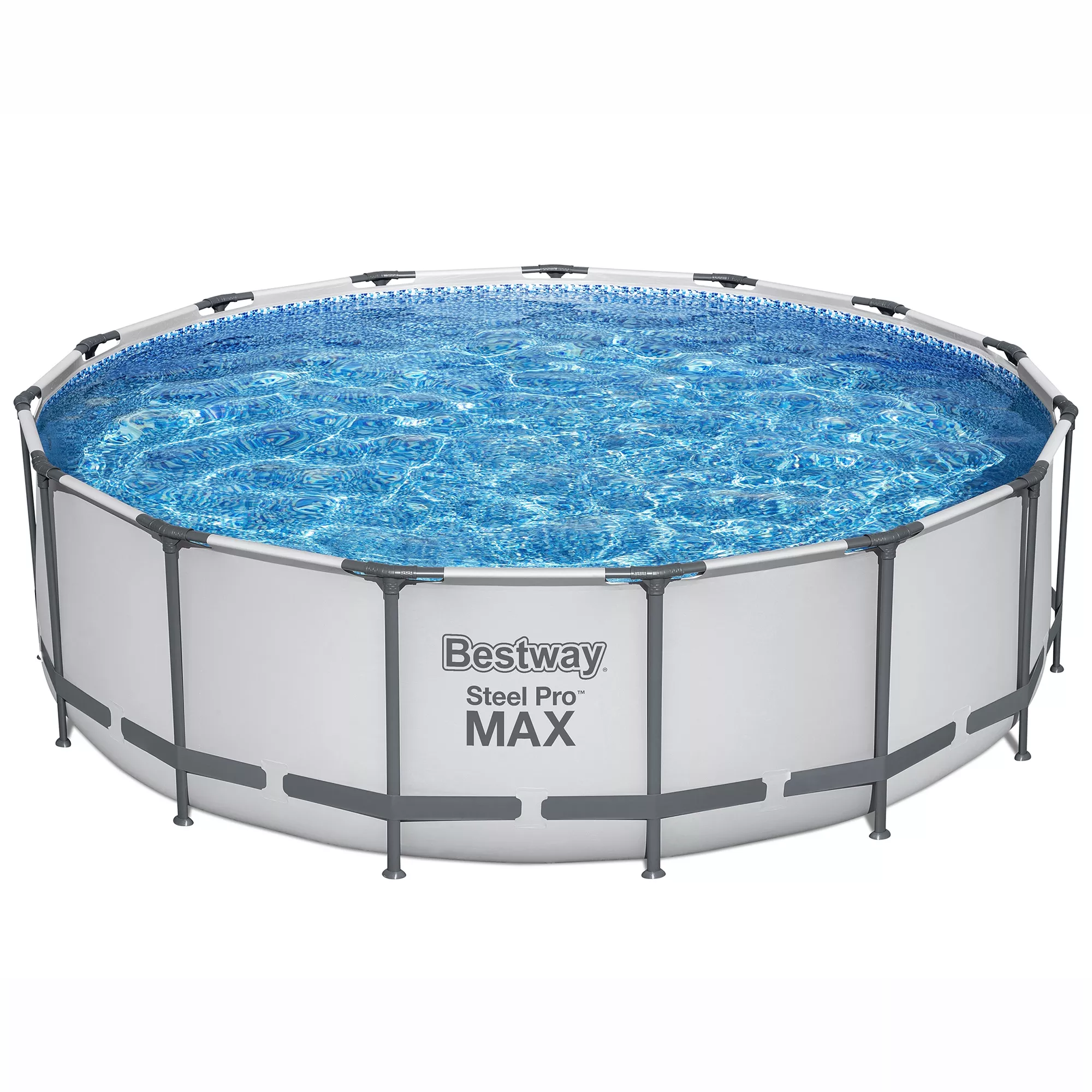 Bestway Steel Pro MAX™ Plain Polyvinyl Chloride (PVC) & Steel Pool (W) 4.57m X (L) 4.57m 3 Bestway Steel Pro MAX™ Plain Polyvinyl Chloride (PVC) & Steel Pool (W) 4.57m X (L) 4.57m