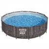 Bestway Steel Pro MAX™ Wood Effect Polyvinyl Chloride (PVC) & Steel Pool (W) 4.27m X (L) 4.27m -Outdoor Garden Shop bestway steel pro max wood effect polyvinyl chloride pvc steel pool w 4 27m x l 4 27m6942138983968 01c