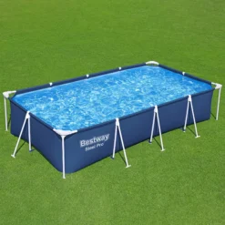 Bestway Steel Pro® Plain Polyvinyl Chloride (PVC) & Steel Pool (W) 2.11m X (L) 4m -Outdoor Garden Shop bestway steel pro plain polyvinyl chloride pvc steel pool w 2 11m x l 4m6942138949728 21i