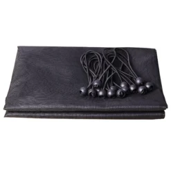 Black Polyester (PES) & PVC Garden Screen (H)1m (W)3m -Outdoor Garden Shop black polyester pes pvc garden screen h 1m w 3m5059340679921 07c