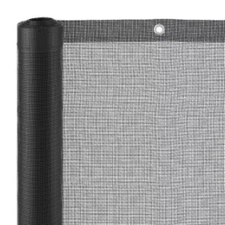 Black Polyester (PES) & PVC Garden Screen (H)1m (W)3m -Outdoor Garden Shop black polyester pes pvc garden screen h 1m w 3m5059340679921 37c