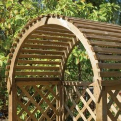 Blooma Chiltern Arbour, (H)1990mm (W)1340mm (D)800mm - Assembly Service Included -Outdoor Garden Shop blooma chiltern arbour h 1990mm w 1340mm d 800mm assembly service included5397007111705 36c bq