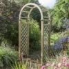 Blooma Chiltern Round Top Softwood Arch - Assembly Service Included -Outdoor Garden Shop blooma chiltern round top softwood arch assembly service included5397007111682 01i bq