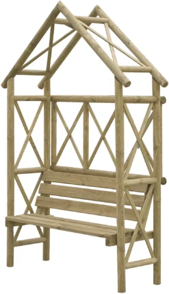 Blooma Cottage Arbour, (H)2200mm (W)560mm (D)560mm - Assembly Service Included -Outdoor Garden Shop blooma cottage arbour h 2200mm w 560mm d 560mm assembly service included5397007111606 01c bq