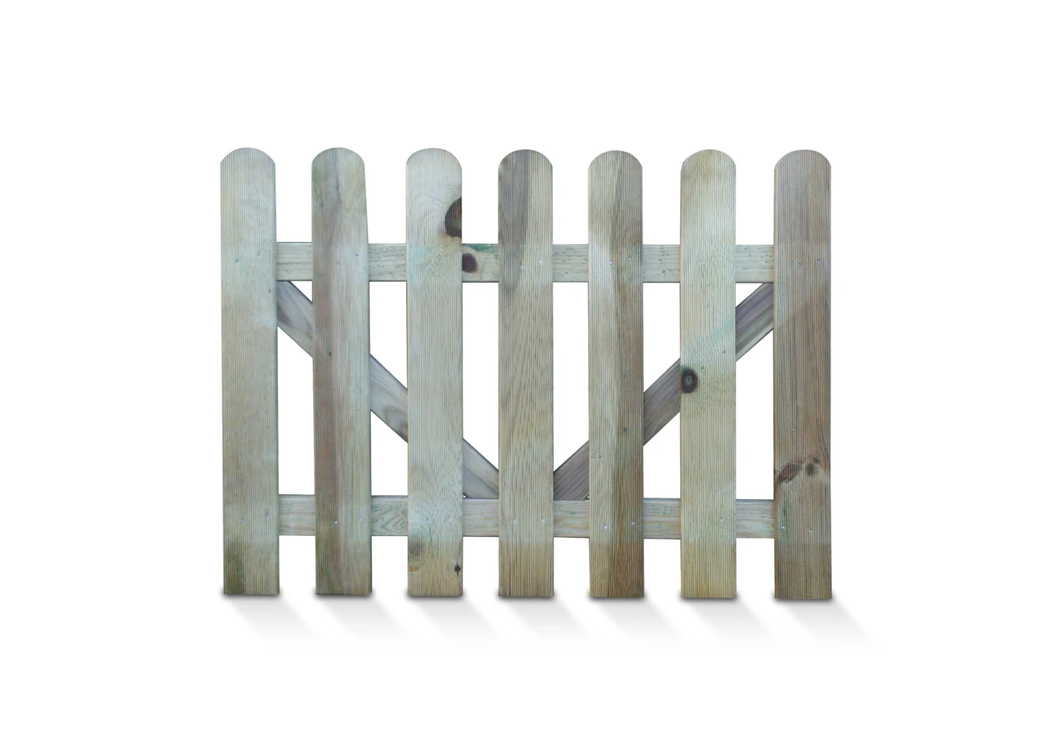 Blooma Liao Wood Round Top Gate, (H)0.8m (W)1m 2 Blooma Liao Wood Round Top Gate, (H)0.8m (W)1m