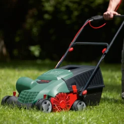 Bosch Power For All UniversalVerticut 1100 320mm Corded Raker & Scarifier -Outdoor Garden Shop bosch power for all universalverticut 1100 320mm corded raker scarifier4059952574417 02i bq