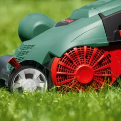 Bosch Power For All UniversalVerticut 1100 320mm Corded Raker & Scarifier -Outdoor Garden Shop bosch power for all universalverticut 1100 320mm corded raker scarifier4059952574417 05c bq