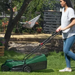Bosch Rotary Hand-propelled Lawnmower & Grass Trimmer Set 18V Lawncare Set -Outdoor Garden Shop bosch rotary hand propelled lawnmower grass trimmer set 18v lawncare set4059952634418 02i
