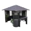 Canadian Spa Company Frazer Square Gazebo, (W)3.37m (D)3.37m - Assembly Required -Outdoor Garden Shop canadian spa company frazer square gazebo w 3 37m d 3 37m assembly required0700697209570 02c bq