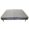 Canadian Spa Company Grey Square Cover (L)2.38m (W)2.38m