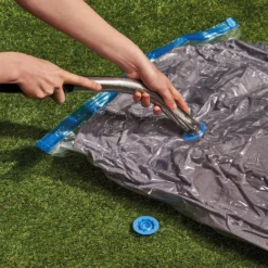 CleverSpa Grey Circular Hot Tub Cover -Outdoor Garden Shop cleverspa grey circular hot tub cover5019008882872 03i BQ