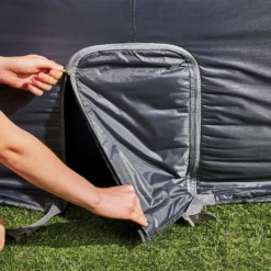 CleverSpa Grey Circular Hot Tub Cover -Outdoor Garden Shop cleverspa grey circular hot tub cover5019008882872 36c BQ