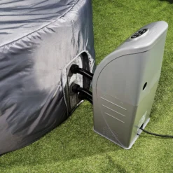 CleverSpa Grey Circular Hot Tub Cover -Outdoor Garden Shop cleverspa grey circular hot tub cover5019008882872 37c BQ