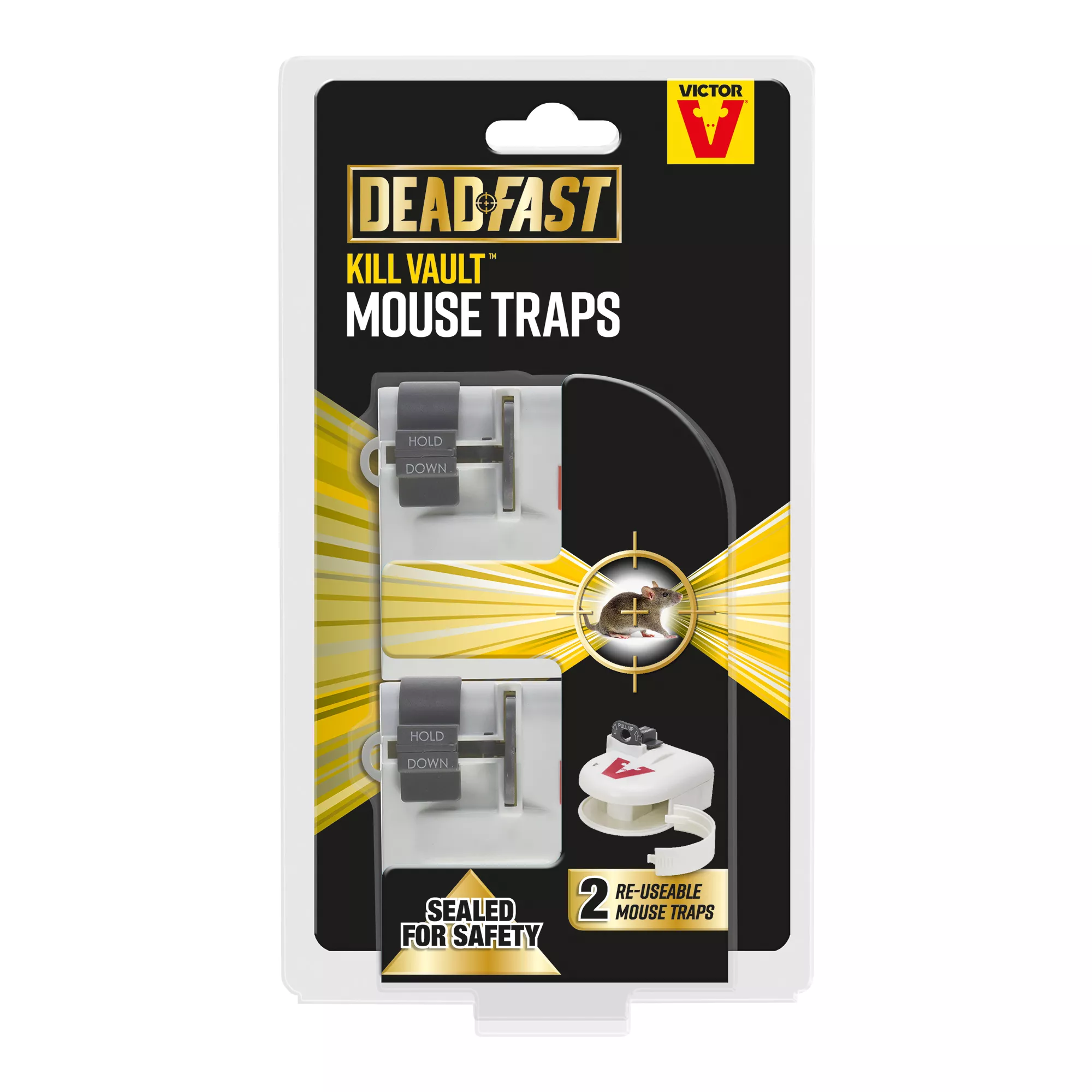 Deadfast Mouse Trap Rodent Bait, Pack Of 2 3 Deadfast Mouse Trap Rodent Bait, Pack Of 2