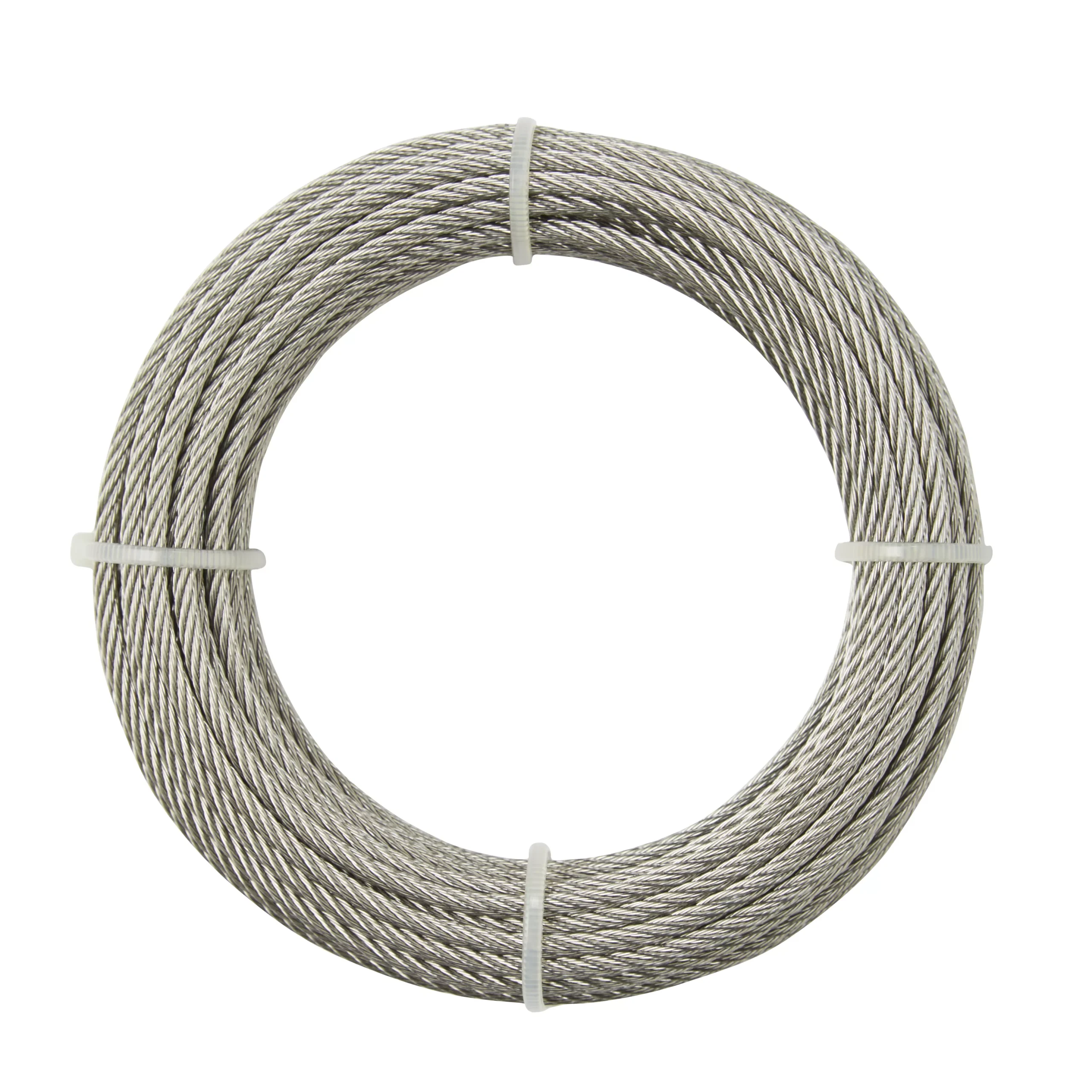 Diall Stainless Steel Cable, (L)10m (Dia)3.5mm 4 Diall Stainless Steel Cable, (L)10m (Dia)3.5mm - Image 2
