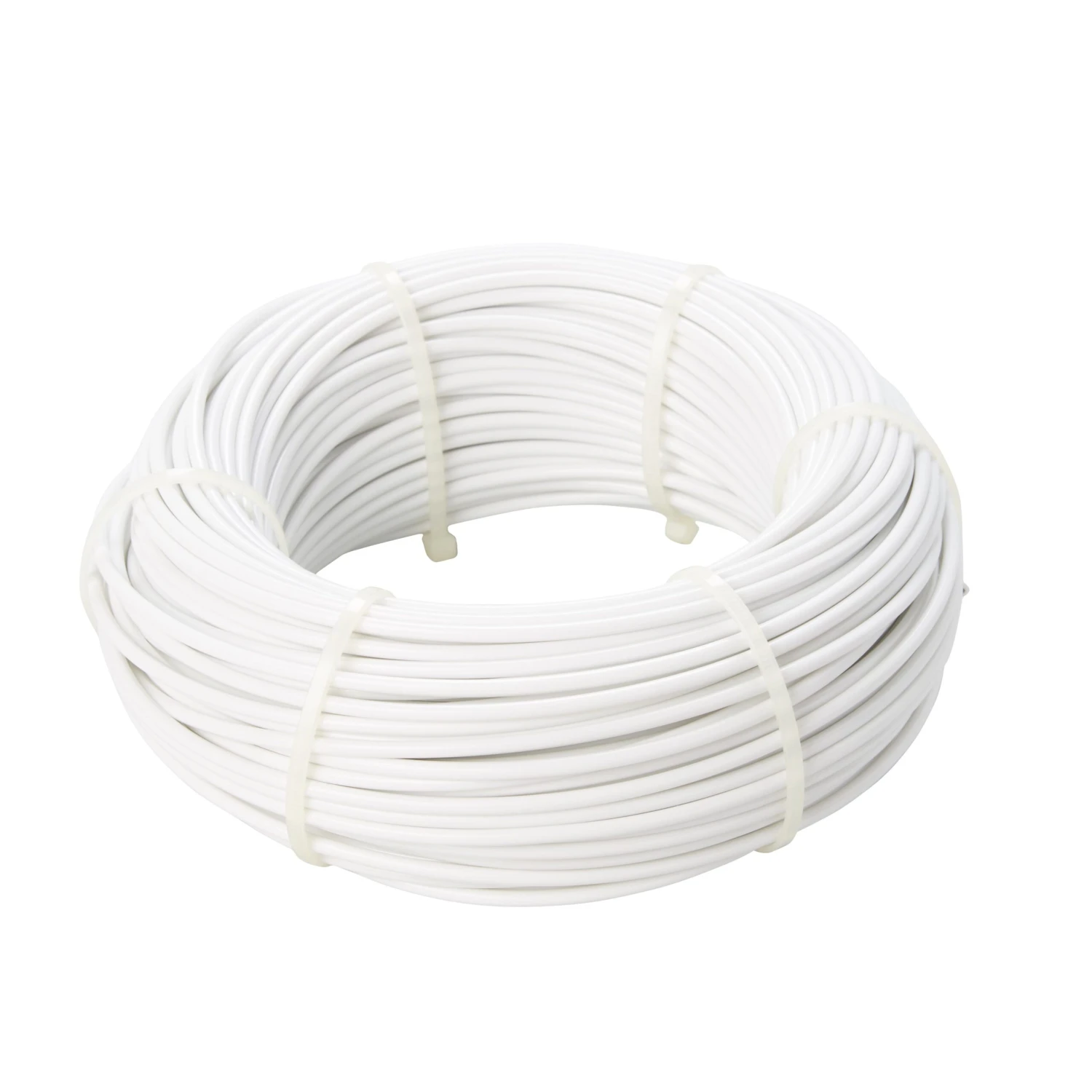 Diall White PVC & Steel Cable, (L)60m (Dia)1.2mm 3 Diall White PVC & Steel Cable, (L)60m (Dia)1.2mm