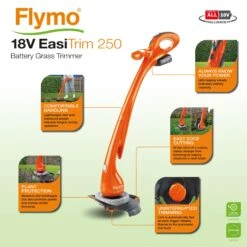 Flymo EasiTrim 250 18V 250mm Cordless Grass Trimmer 23 Flymo EasiTrim 250 18V 250mm Cordless Grass Trimmer -Outdoor Garden Shop flymo easitrim 250 18v 250mm cordless grass trimmer7392930760943 01t bq
