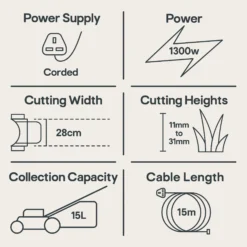 Flymo Hover Vac 270 Corded Hover Lawnmower -Outdoor Garden Shop flymo hover vac 270 corded hover lawnmower7392930137585 01t EN bq