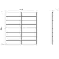 Forest 10x10 Timber Shed Base (L) 301cm X (W) 295cm 7 Forest 10x10 Timber Shed Base (L) 301cm X (W) 295cm -Outdoor Garden Shop forest 10x10 timber shed base l 301cm x w 295cm5013053182192 01t bq