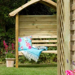 Forest Cadiz Arbour, (H)1970mm (W)1690mm (D)730mm - Assembly Required -Outdoor Garden Shop forest cadiz arbour h 1970mm w 1690mm d 730mm assembly required5013053132746 02i bq