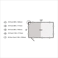 Forest Garden 10x6 Pent Pressure Treated Overlap Wooden Shed With Floor - Assembly Service Included -Outdoor Garden Shop forest garden 10x6 pent pressure treated overlap wooden shed with floor assembly service included5013053192894 02t