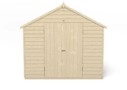 Forest Garden 12x8 Ft Apex Overlap Wooden 2 Door 6 Windows Shed With Floor -Outdoor Garden Shop forest garden 12x8 ft apex overlap wooden 2 door 6 windows shed with floor5013053177983 02c bq