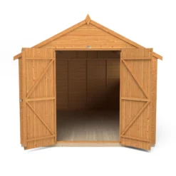 Forest Garden 12x8 Ft Apex Shiplap Wooden 2 Door 6 Windows Shed With Floor - Assembly Service Included -Outdoor Garden Shop forest garden 12x8 ft apex shiplap wooden 2 door 6 windows shed with floor assembly service included5013053178850 05c bq