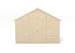 Forest Garden 20x10 Ft Apex Overlap Wooden 2 Door 8 Windows Shed With Floor -Outdoor Garden Shop forest garden 20x10 ft apex overlap wooden 2 door 8 windows shed with floor5013053178072 02c bq