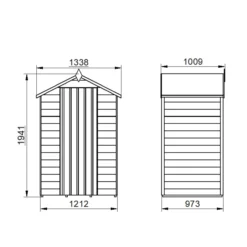 Forest Garden 4x3 Apex Dip Treated Overlap Wooden Shed With Floor - Assembly Service Included 15 Forest Garden 4x3 Apex Dip Treated Overlap Wooden Shed With Floor - Assembly Service Included -Outdoor Garden Shop forest garden 4x3 apex dip treated overlap wooden shed with floor assembly service included5013053176702 01t bq