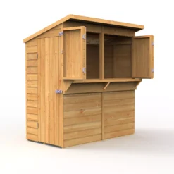 Forest Garden 6x3 Pent Dip Treated Shiplap Wooden Shed With Floor - Assembly Service Included -Outdoor Garden Shop forest garden 6x3 pent dip treated shiplap wooden shed with floor assembly service included5013053184073 02c