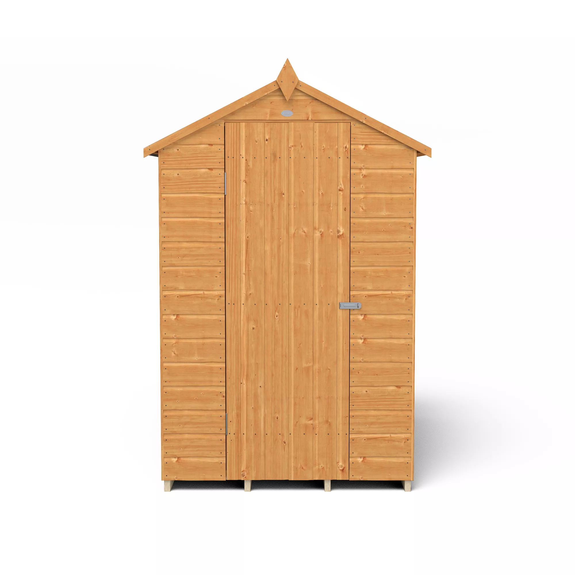 Forest Garden 6x4 Ft Apex Shiplap Wooden Shed With Floor - Assembly Service Included 7 Forest Garden 6x4 Ft Apex Shiplap Wooden Shed With Floor - Assembly Service Included - Image 5