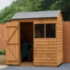 Forest Garden 6x4 Reverse Apex Dip Treated Overlap Wooden Shed With Floor -Outdoor Garden Shop forest garden 6x4 reverse apex dip treated overlap wooden shed with floor5013053178102 01i bq