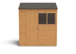 Forest Garden 6x4 Reverse Apex Dip Treated Overlap Wooden Shed With Floor -Outdoor Garden Shop forest garden 6x4 reverse apex dip treated overlap wooden shed with floor5013053178102 02c bq