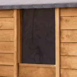 Forest Garden 6x4 Reverse Apex Dip Treated Overlap Wooden Shed With Floor -Outdoor Garden Shop forest garden 6x4 reverse apex dip treated overlap wooden shed with floor5013053178102 39c bq