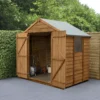 Forest Garden 7x5 Apex Dip Treated Overlap Wooden Shed With Floor - Assembly Service Included -Outdoor Garden Shop forest garden 7x5 apex dip treated overlap wooden shed with floor assembly service included5013053177785 01i bq
