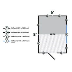 Forest Garden 8x6 Ft Apex Shiplap Wooden 2 Windows Shed With Floor - Assembly Service Included -Outdoor Garden Shop forest garden 8x6 ft apex shiplap wooden 2 windows shed with floor assembly service included5013053178720 05t bq
