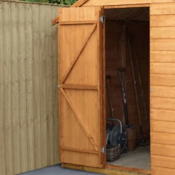 Forest Garden 8x6 Ft Apex Shiplap Wooden 2 Windows Shed With Floor - Assembly Service Included -Outdoor Garden Shop forest garden 8x6 ft apex shiplap wooden 2 windows shed with floor assembly service included5013053178720 06i bq