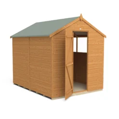 Forest Garden 8x6 Ft Apex Shiplap Wooden 2 Windows Shed With Floor -Outdoor Garden Shop forest garden 8x6 ft apex shiplap wooden 2 windows shed with floor5013053178713 03c bq