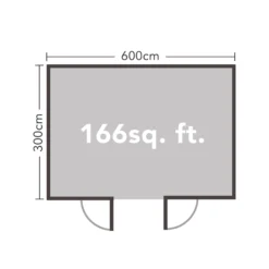 Forest Garden Arley 6x3 Toughened Glass Pent Loglap Solid Wood Cabin With Double Door - Assembly Service Included -Outdoor Garden Shop forest garden arley 6x3 toughened glass pent loglap solid wood cabin with double door assembly service included5013053181867 02t bq