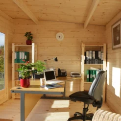 Forest Garden Chiltern 4x3 Toughened Glass Pent Loglap Solid Wood Cabin With Double Door 20 Forest Garden Chiltern 4x3 Toughened Glass Pent Loglap Solid Wood Cabin With Double Door -Outdoor Garden Shop forest garden chiltern 4x3 toughened glass pent loglap solid wood cabin with double door5013053181416 36c bq