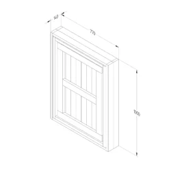 Forest Garden Fold Down Timber Garden Bar (Base Not Required) -Outdoor Garden Shop forest garden fold down timber garden bar base not required 5013053192276 02t