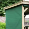 Forest Garden Green Rectangular Side Curtain, (W)5.1m - Assembly Not Required -Outdoor Garden Shop forest garden green rectangular side curtain w 5 1m assembly not required5013053163870 01i bq